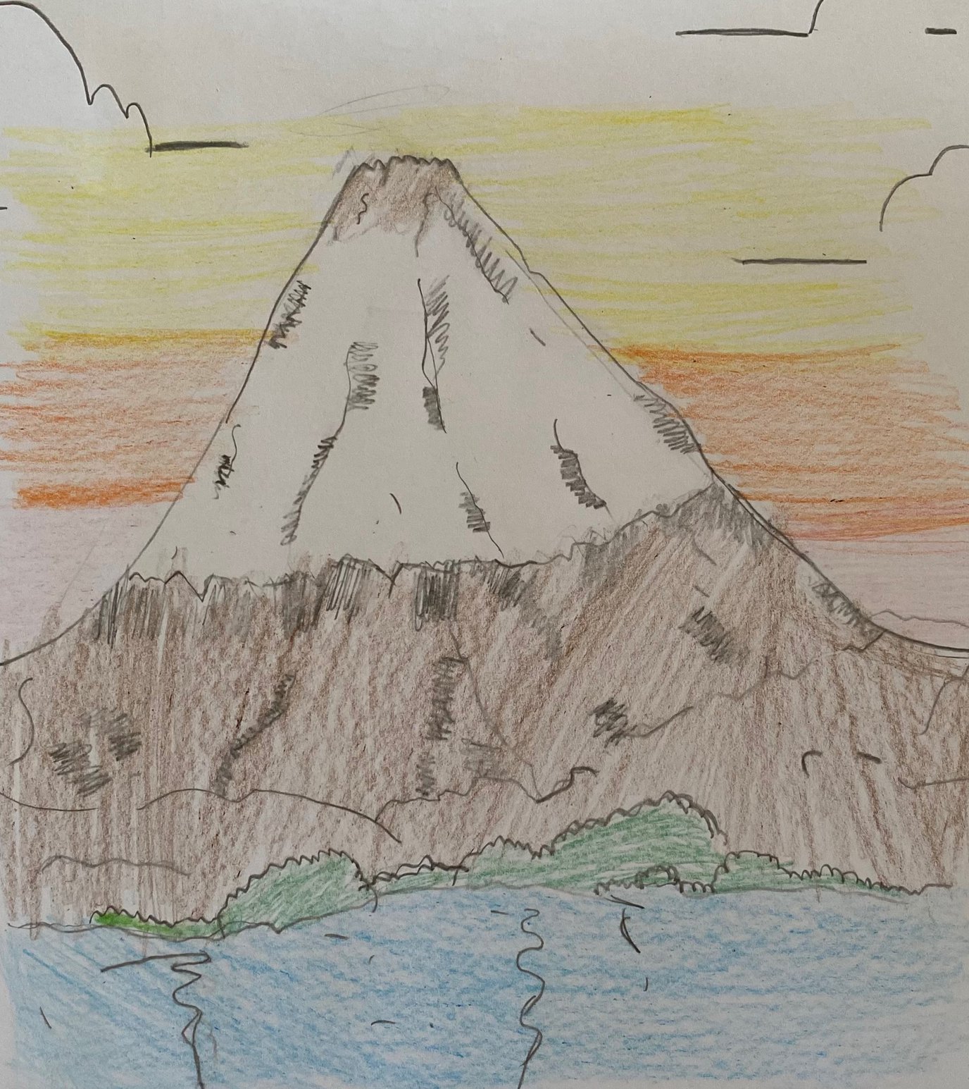 Mount Fuji Sketch - Elin Yr 6.jpg